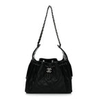 Caviar Quilted Small Chanel 25 Handbag Black