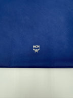 Laptop Sleeve Luxury Designer By Mcm In Blue, Size:Medium