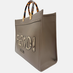 Sunshine Shopper Tote Python Letters Large