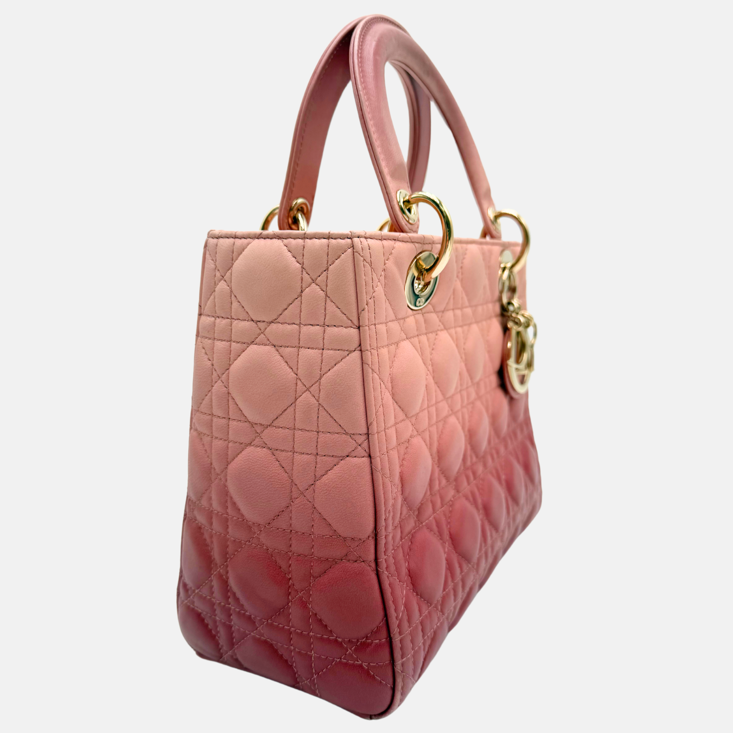 Lady Dior Medium Ombre Pink