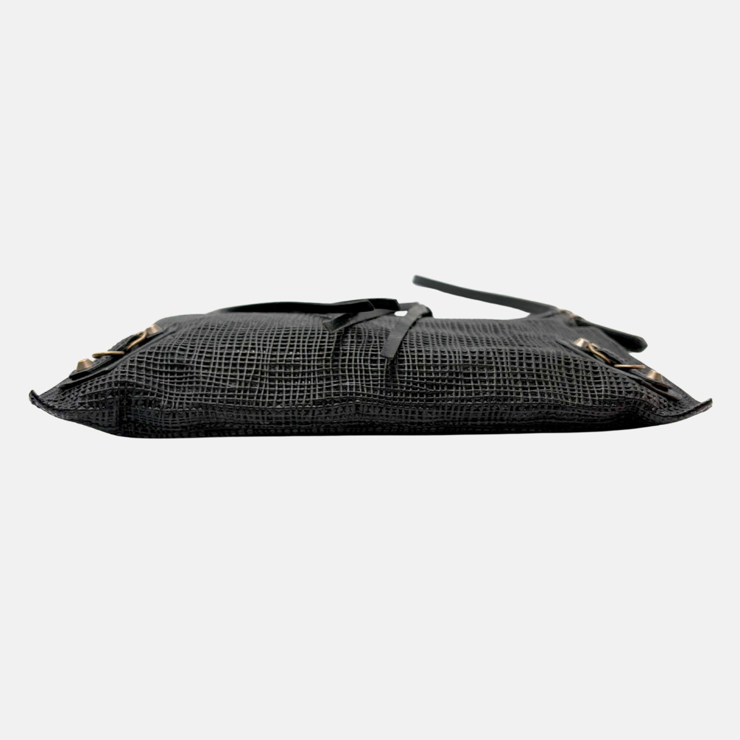 Classic Flat Wristlet Pouch Black