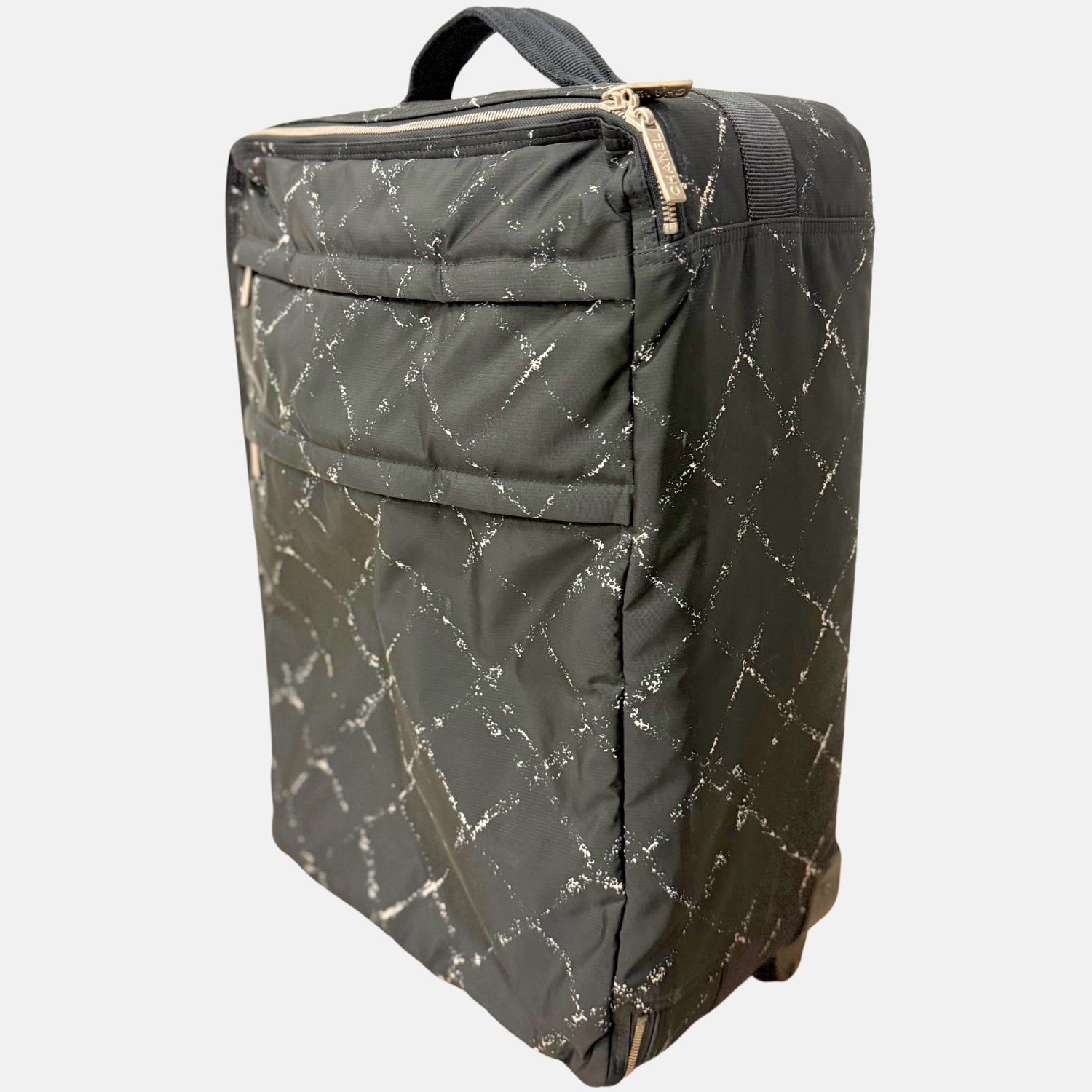 Travel Trolley Black Nylon