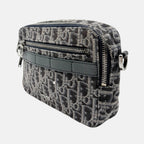 Messenger Bag Blue Trotter Canvas Safari Small