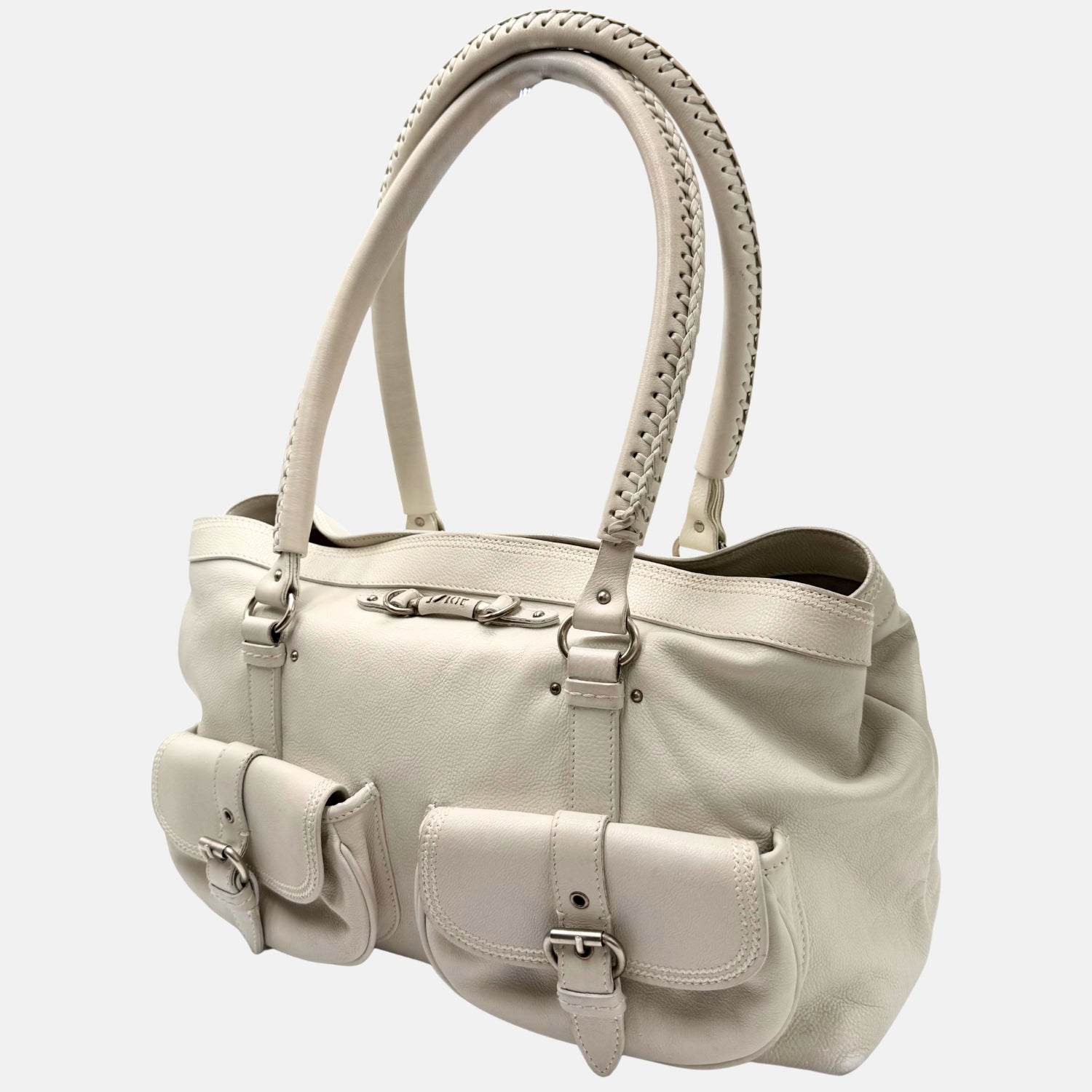 My Dior Satchel White Leather