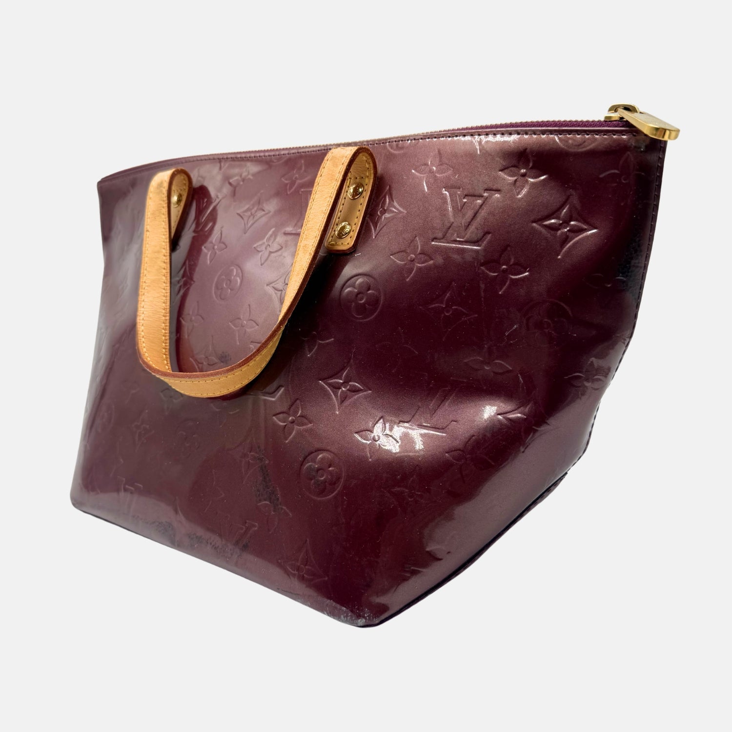 Bellevue Tote Amarante Monogram Vernis