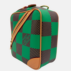Chess Messenger Green Damier Pop Canvas