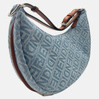 Fendigraphy Hobo Bag Blue Denim
