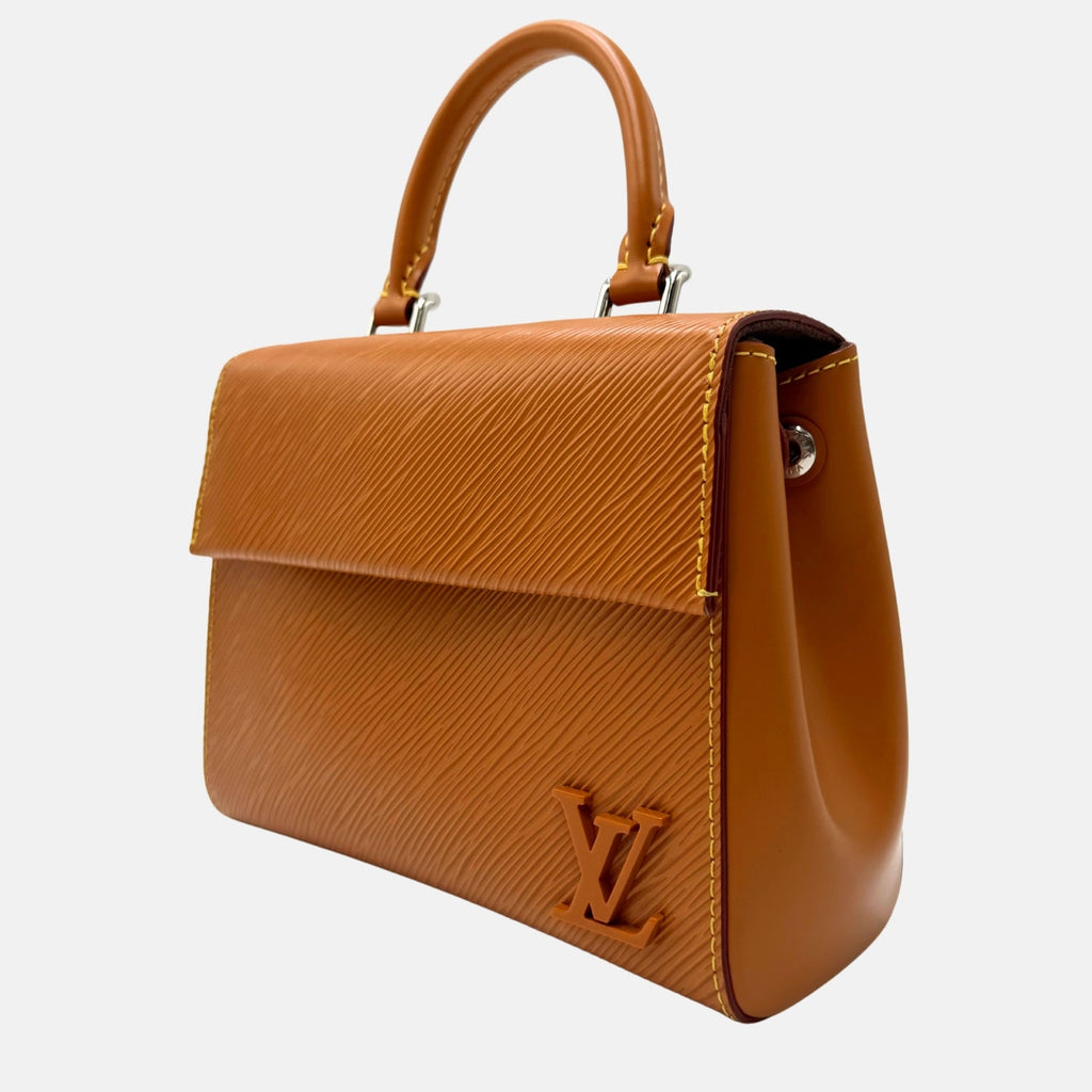 Cluny BB Top Handle Bag Honey Epi Leather