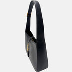 Le 5 à 7 Hobo Bag Black Leather