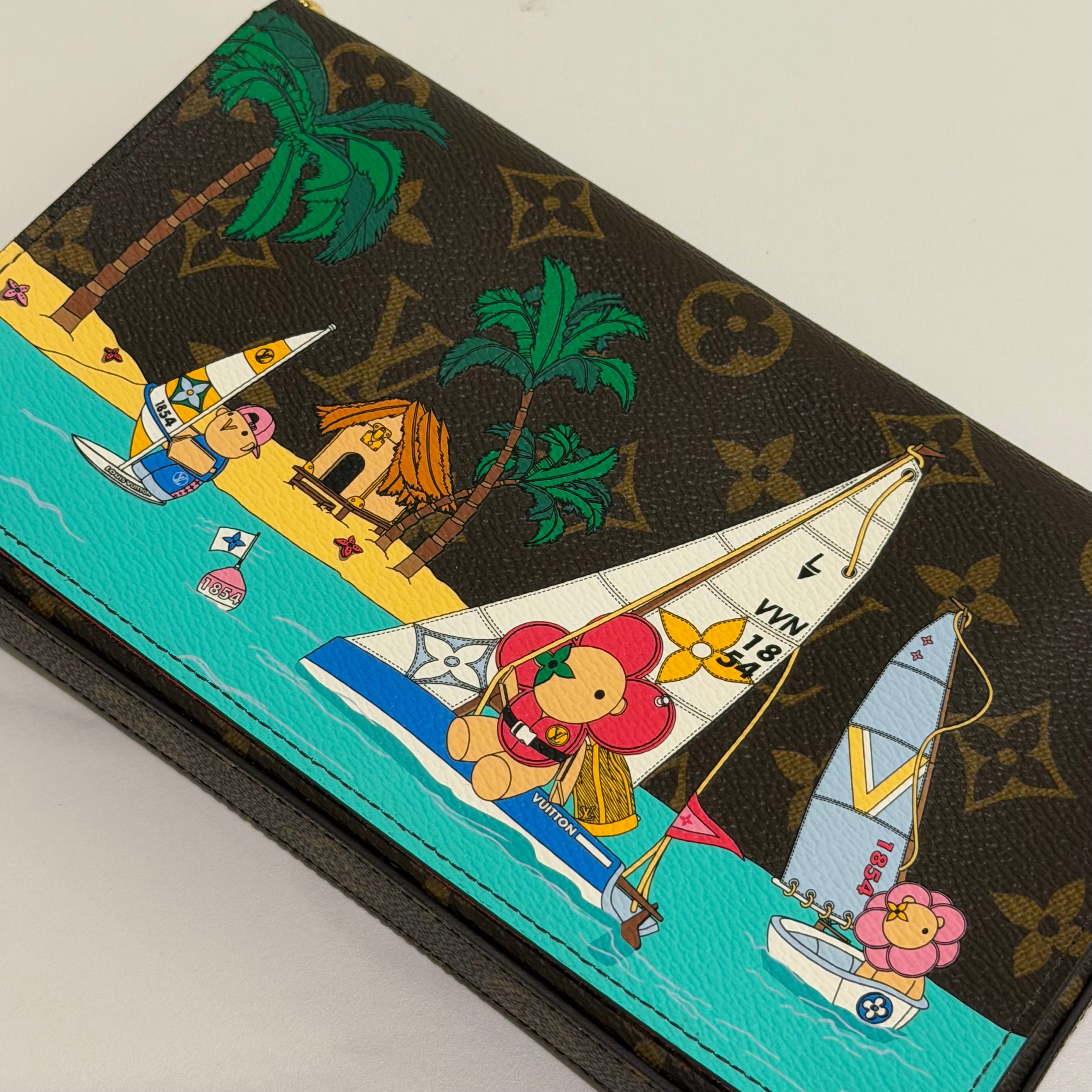 Louis Vuitton Christmas Limited Edition Felicie Pochette 3-in-1 Wallet Crossbody Bag