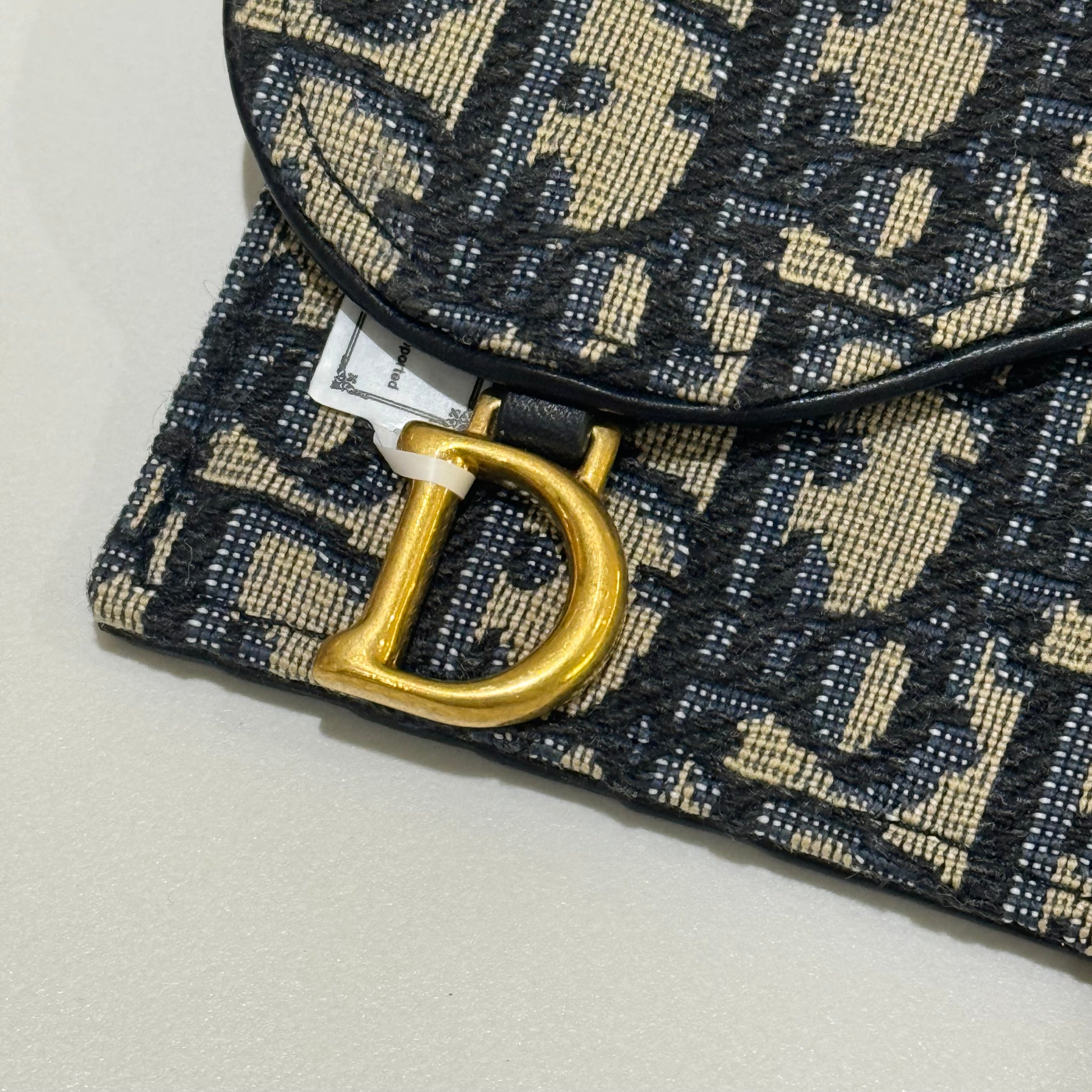 DIOR SADDLE BLOOM CARD HOLDER