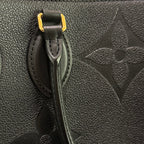 LOUIS VUITTON ON THE GO TOTE GM BLACK