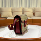 GUCCI 1955 MEDIUM HORSEBIT RED