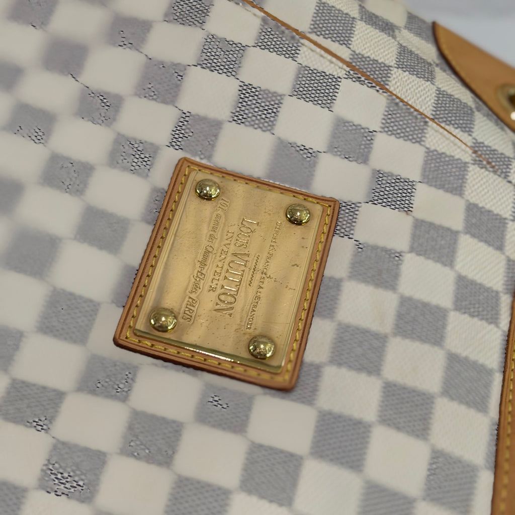 LOUIS VUITTON Vintage White Damier Shoulder Bag
