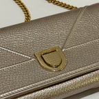 DIOR DIORAMA STUDDED SHIELD CHAIN SHOULDER & CROSSBODY BAG