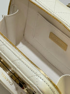 CHANEL CAMERA BAG WHITE