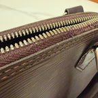 Louis Vuitton Vintage Alma BB Brown Epi Leather Bag