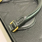LOUIS VUITTON ON THE GO HORIZONTAL BLACK MONOGRAM (CHIP VERSION)
