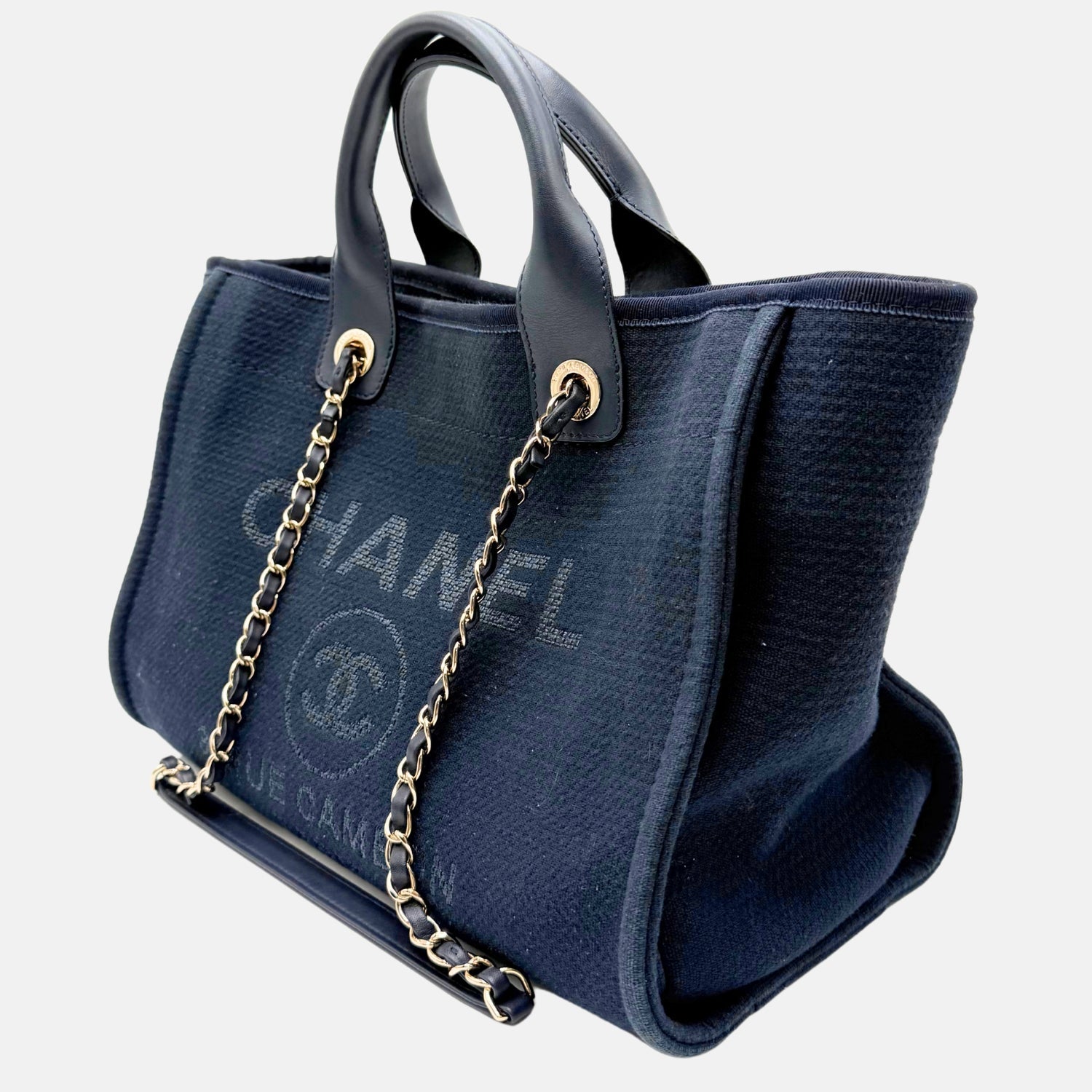 Deauville Tote Navy Small