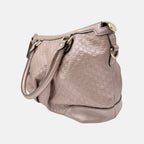 Top Handle Bag Metallic Dusty Pink Microguccissima Leather Sukey Medium