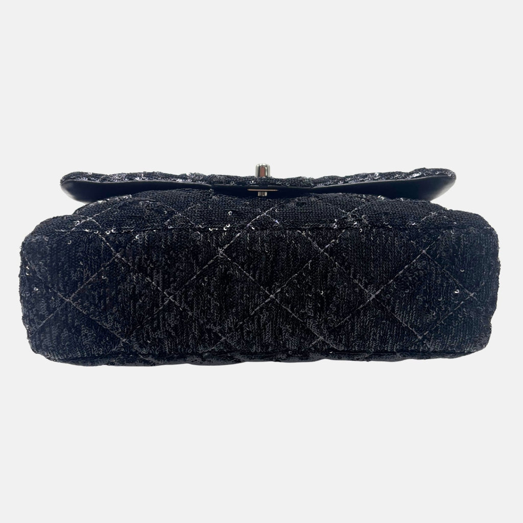 Flap Bag Quilted Sequins Medium