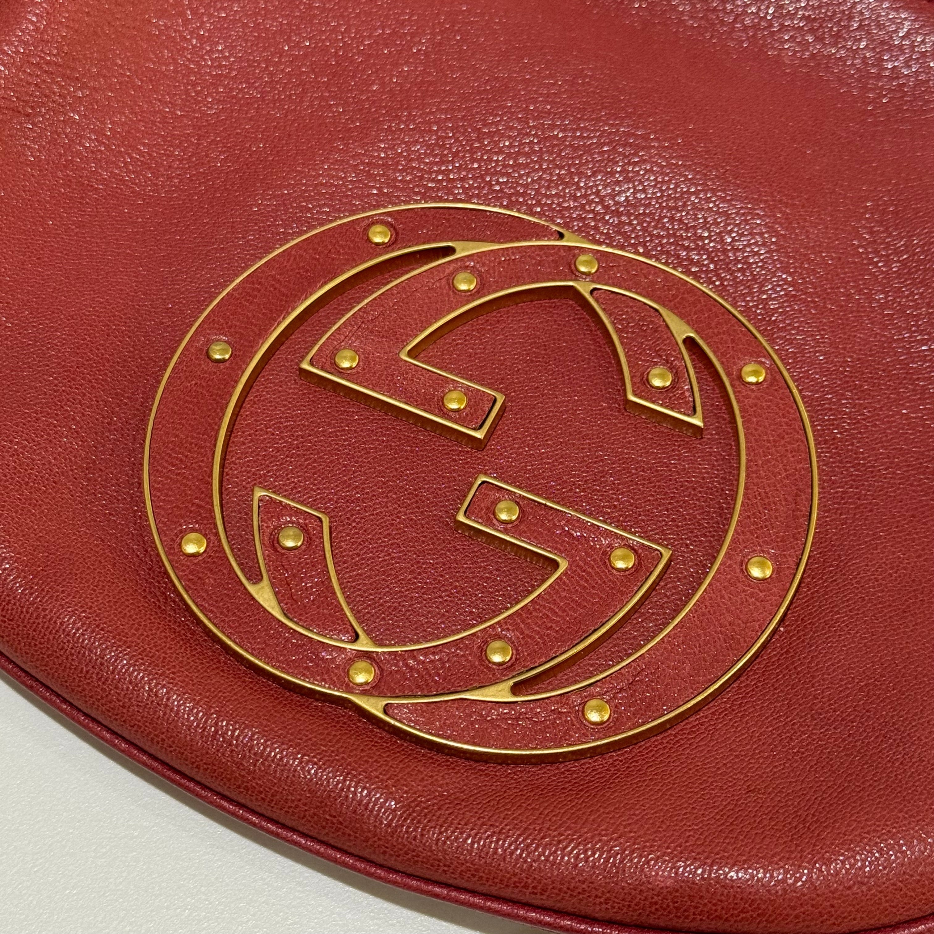 GUCCI DOUBLE G SHOULDER UNDERARM BAG