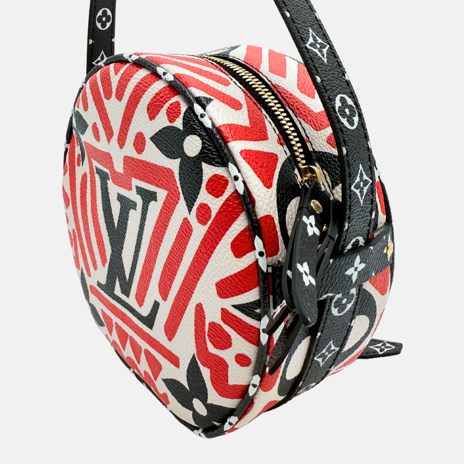 Crafty Boite Chapeau Souple Rouge Giant Monogram