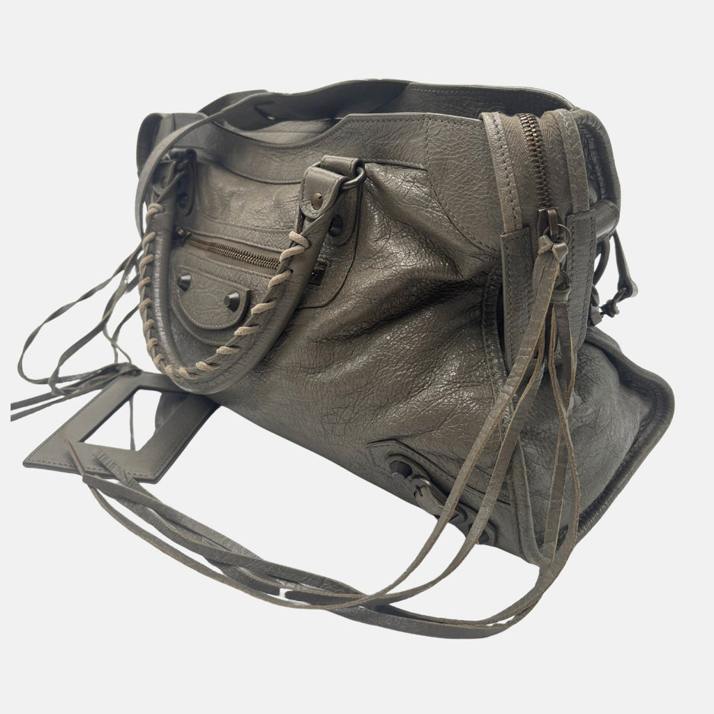 City Bag Pyrite Leather