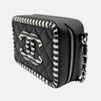 Vanity Bag Black / White Caviar Filligree Mini