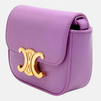 Claude Bag Purple Calfskin Mini