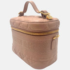 Vanity Case Dusty Pink Cannage Leather