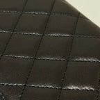 CHANEL LONG WALLET BLACK HEART LAMBSKIN