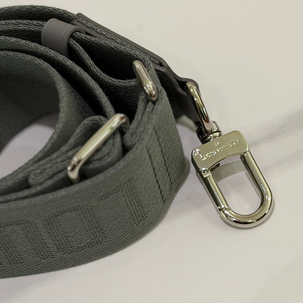 LOUIS VUITTON KEEPALL 27 CITY BAG GREY SHOULDER CROSSBODY BAG