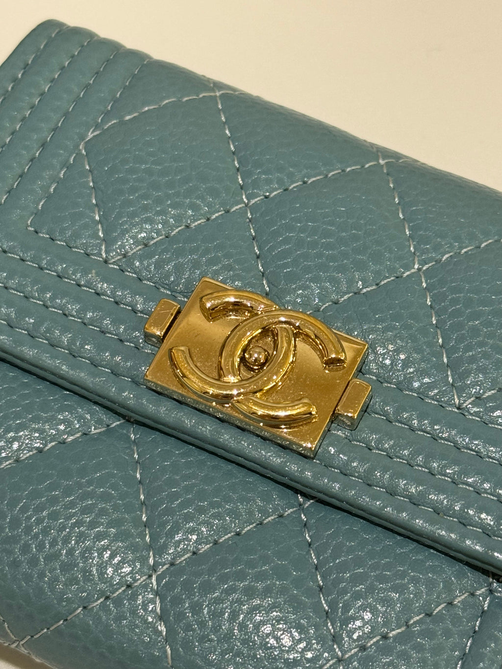 CHANEL BOY FLAP CARD HOLDER