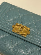 CHANEL BOY FLAP CARD HOLDER