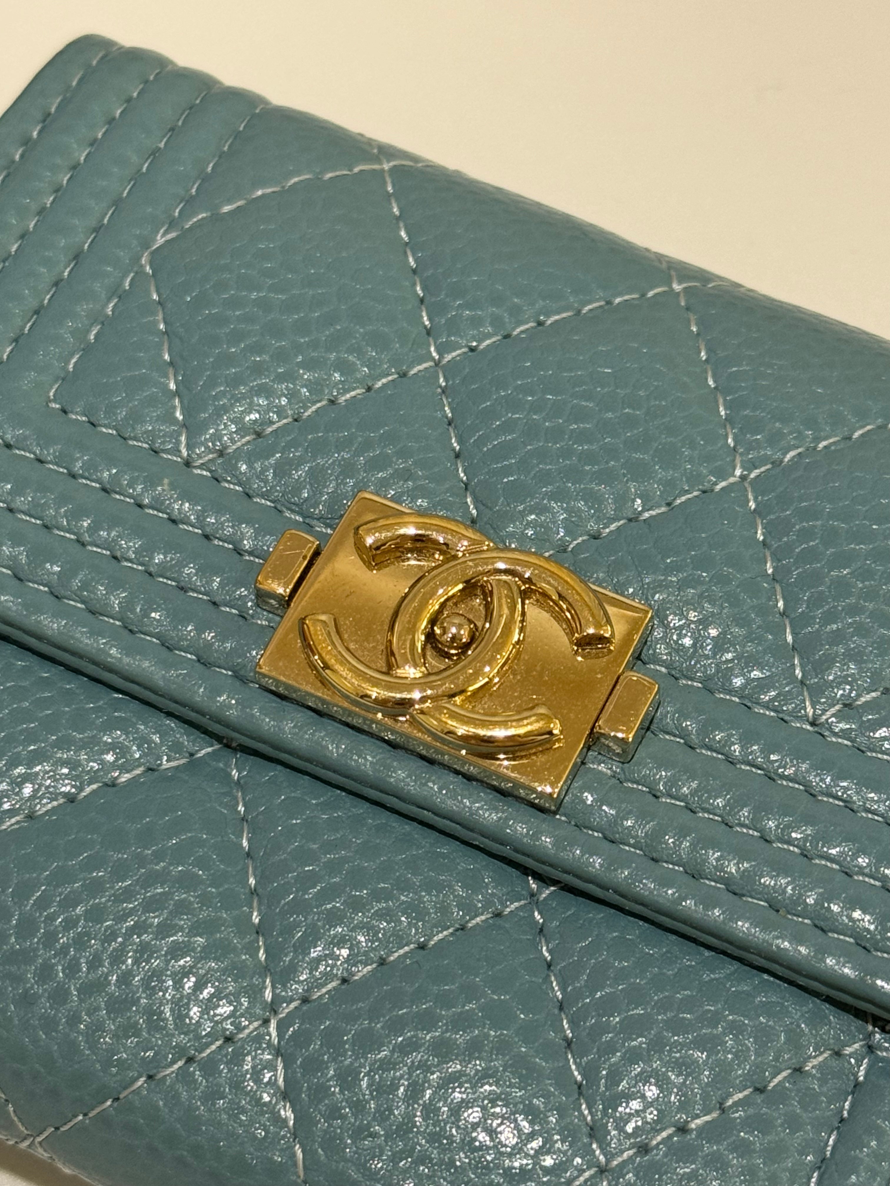 CHANEL BOY FLAP CARD HOLDER