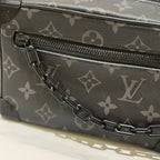 LOUIS VUITTON MINI SOFT TRUNK BLACK WARRIOR BOX BAG