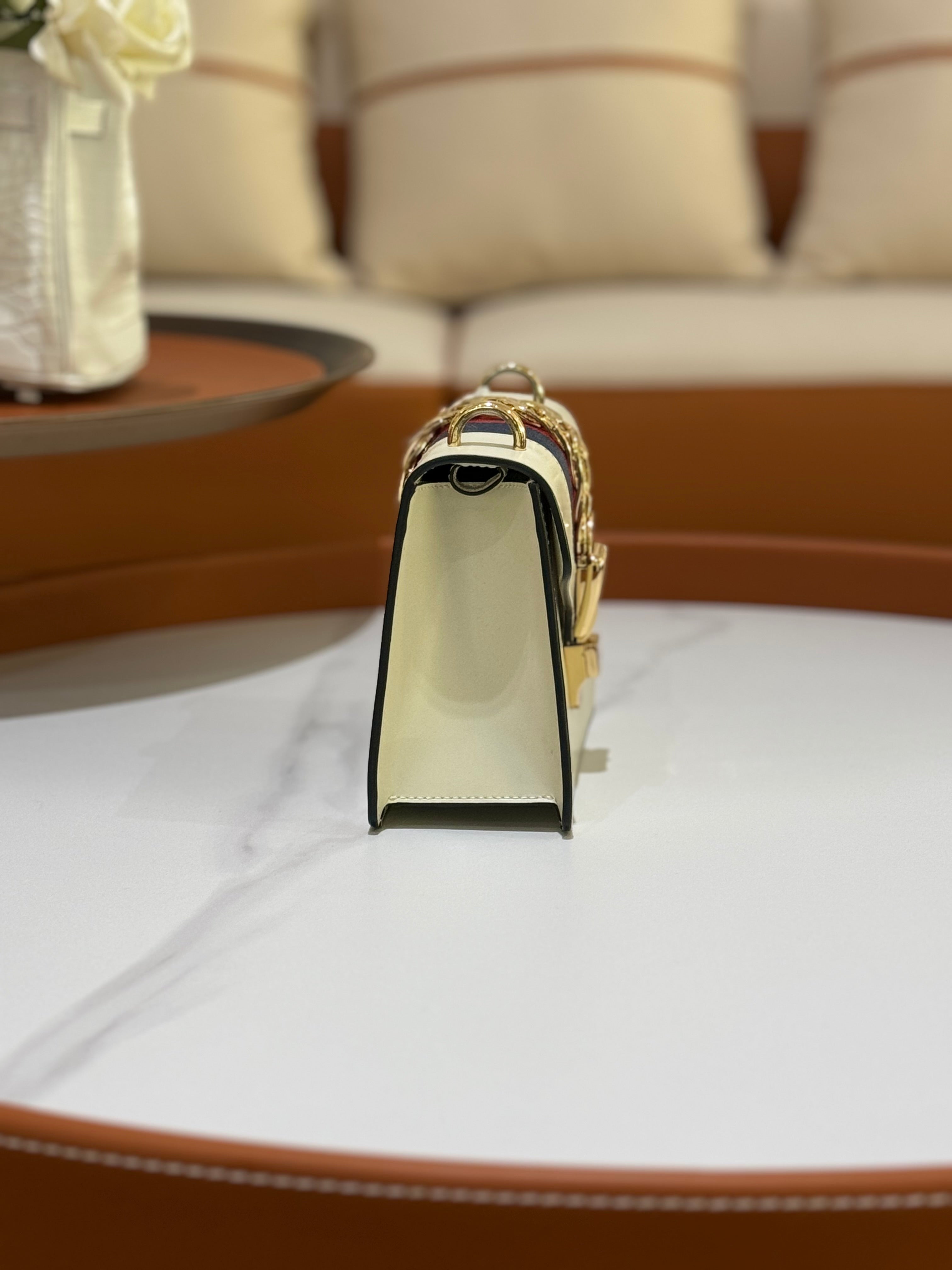 GUCCI SYLVIE LEATHER MINI BAG