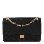 Aged Calfskin Quilted 2.55 Reissue 226 Flap Black