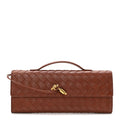 Nappa Intrecciato Long Andiamo Top Handle Sapele