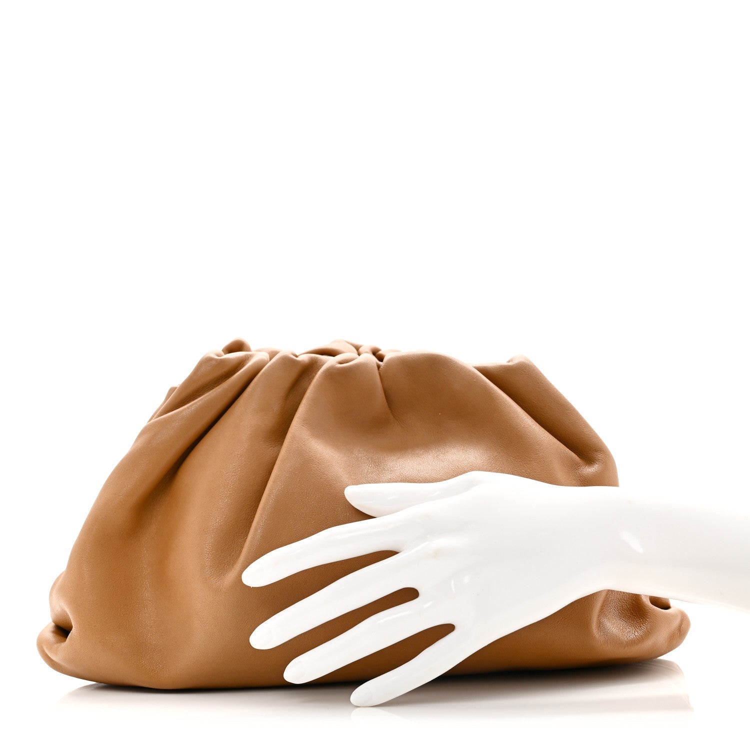 Calfskin Teen Pouch Caramel