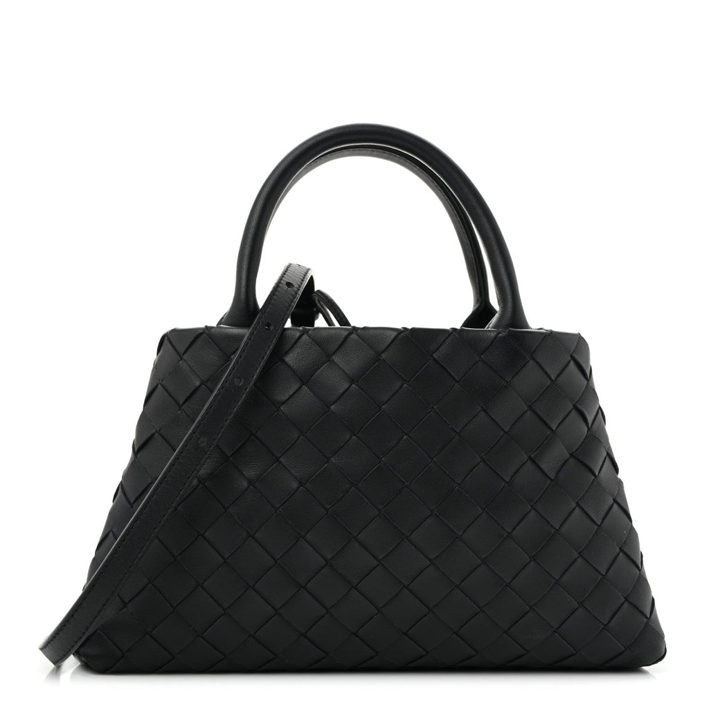 Nappa Intrecciato Small Tote Black