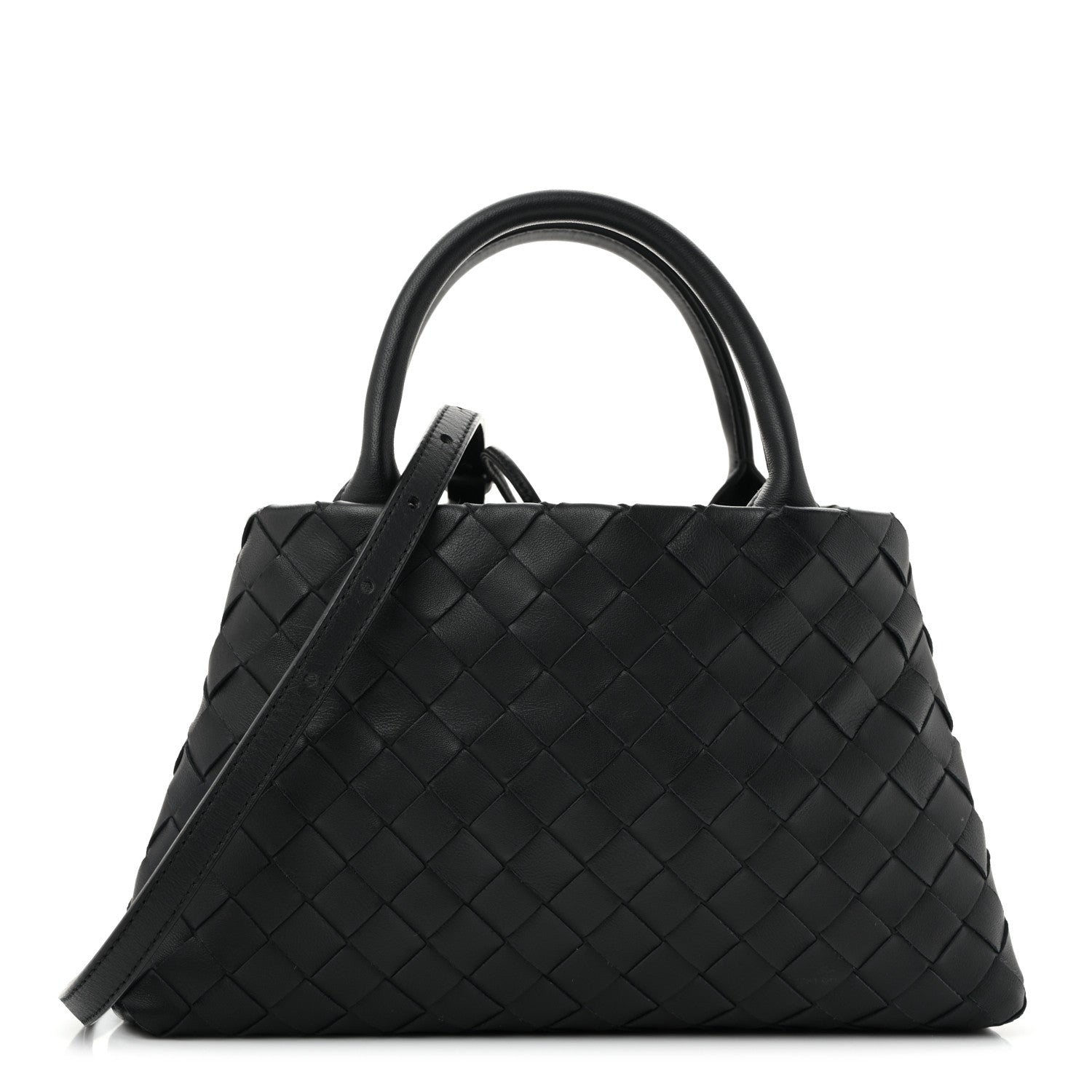Nappa Intrecciato Small Tote Black
