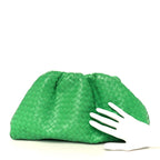 Nappa Maxi Intrecciato The Pouch Oversized Clutch Parakeet