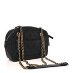 Sheepskin Quilted Trapezio Camera Case Black