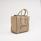 Celine Luggage Micro Tote Grey 2015