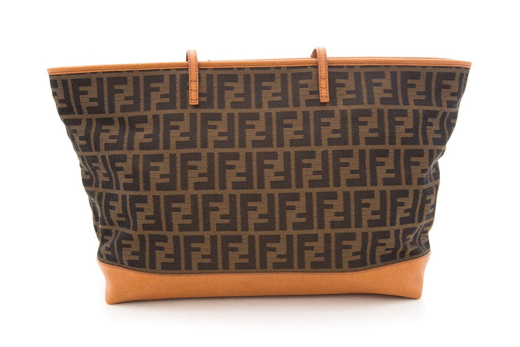 Fendi Brown Zucca Canvas Tote