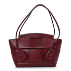 Calfskin Mini Maxi Intrecciato Arco Burgundy