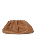 Smooth Butter Calf The Pouch Oversized Clutch Cammello