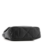 Goatskin Quilted Medium Chanel 19 Flap Black
